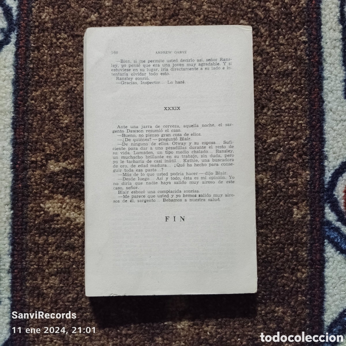 Libros de segunda mano: COARTADA (ANDREW GARVE) (TORAY) - Foto 2