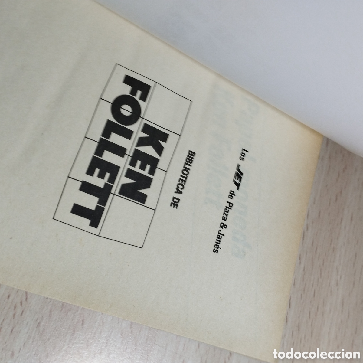 Libros de segunda mano: Papel Moneda. Ken Follett. 1995. Los Jet de Plaza y Janes. - Foto 4