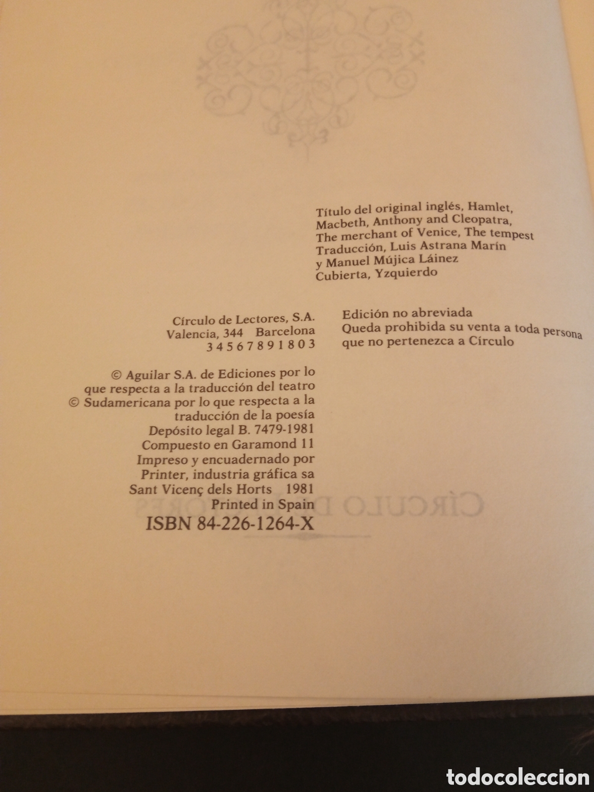 Libros de segunda mano: William Shakespeare Teatro Poesia - Foto 7