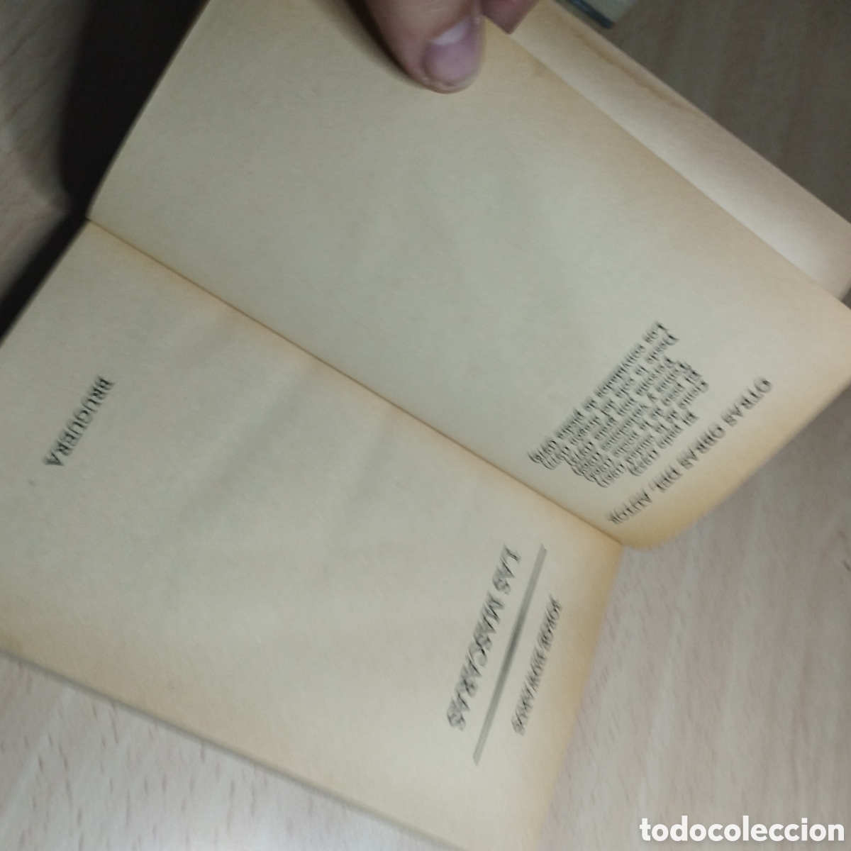 Libros de segunda mano: Las M&aacute;scaras. Jorge Edwards. 1981. Bruguera libro amigo. - Foto 5
