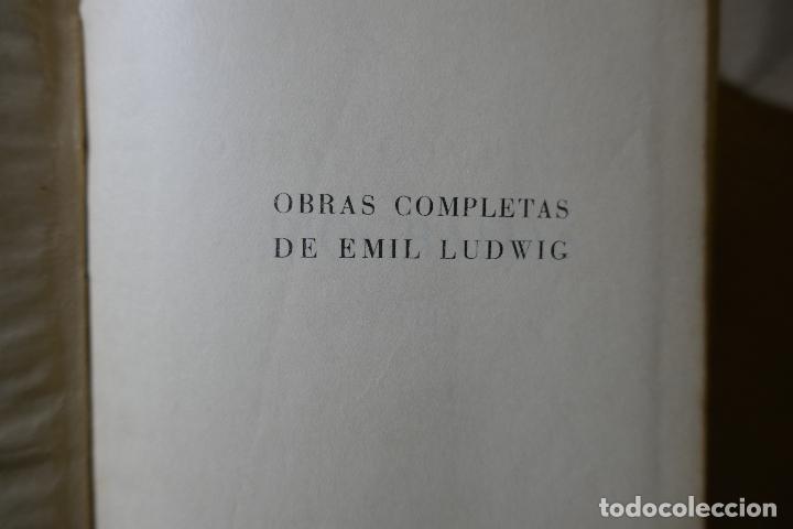 Libros de segunda mano: Obras completas III Biograf&iacute;as - Emil Ludwig - Foto 4