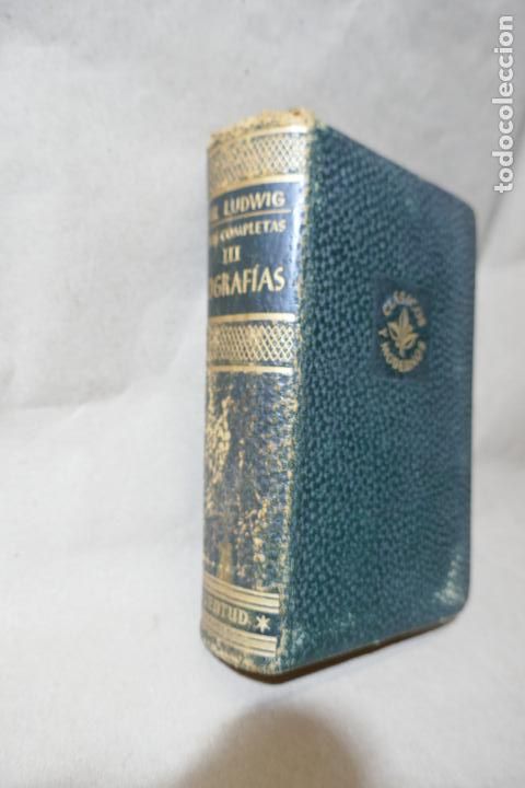 Libros de segunda mano: Obras completas III Biograf&iacute;as - Emil Ludwig - Foto 1