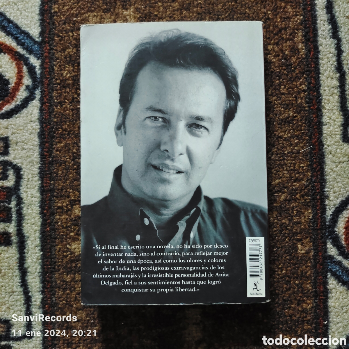 Libros de segunda mano: PASI&Oacute;N INDIA (JAVIER MORO) (BOOKET) - Foto 2