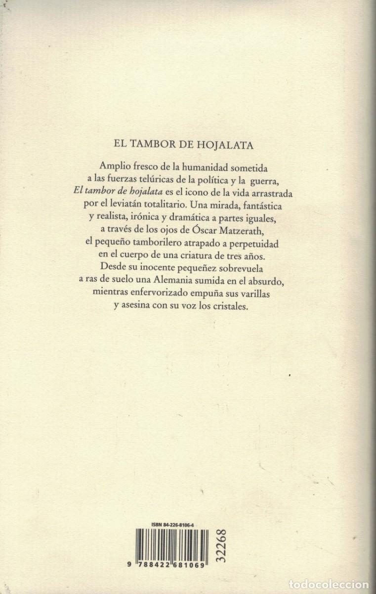 Libros de segunda mano: G&uuml;nter Grass, El tambor de hojalata - Foto 2