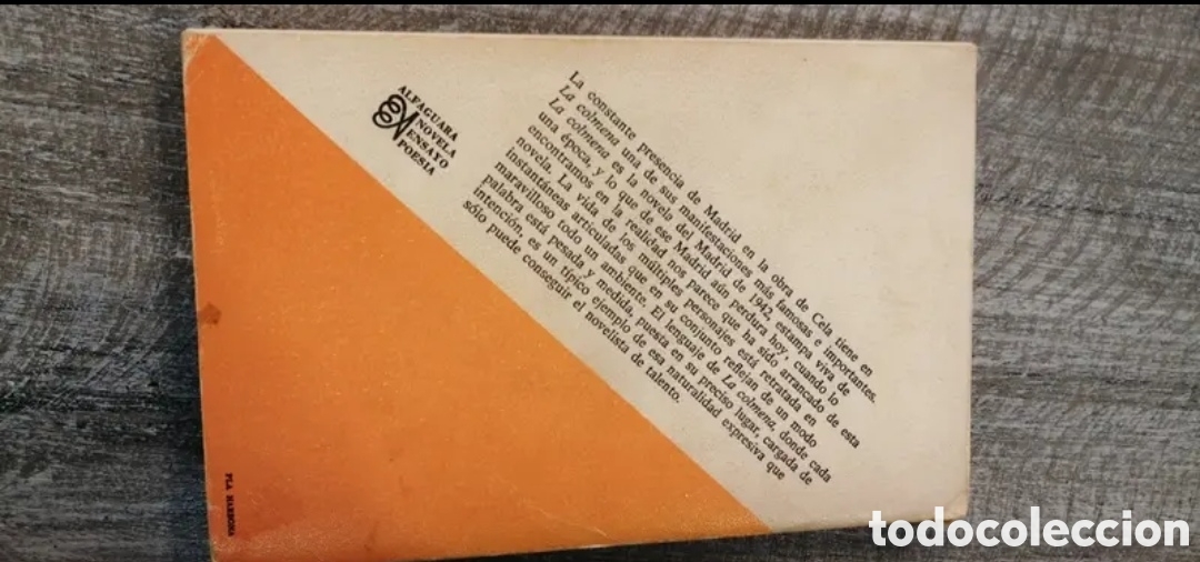 Libros de segunda mano: La colmena 1&deg; Edici&oacute;n Alfaguara bolsillo - Foto 2