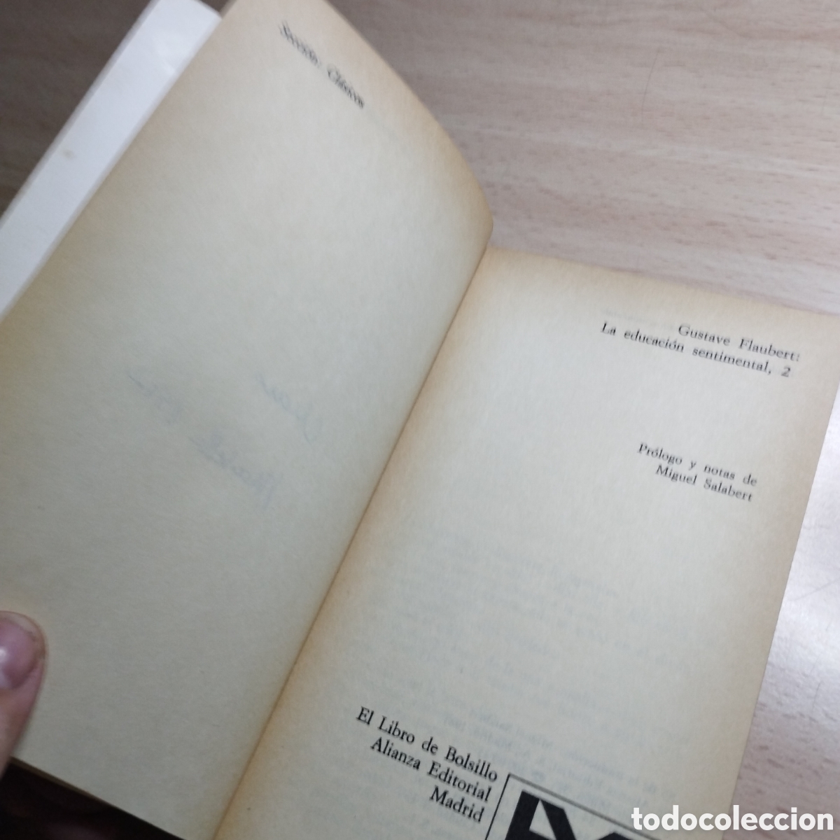 Libros de segunda mano: La educaci&oacute;n sentimental 2. Gustave Flaubert. 1981. Alianza Editorial. - Foto 6