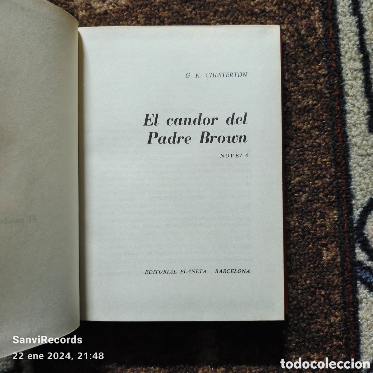 Libros de segunda mano: EL CANDOR DEL PADRE BROWN (G.K. CHESTERTON) (PLANETA) - Foto 2
