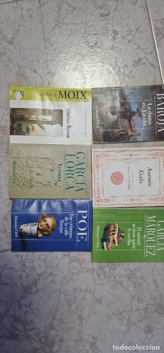 Libros de segunda mano: 6 LIBROS BOLSILLO BAROJA, ANTONIO GALA, GARCIA MARQUEZ POE MARIUS BYRON