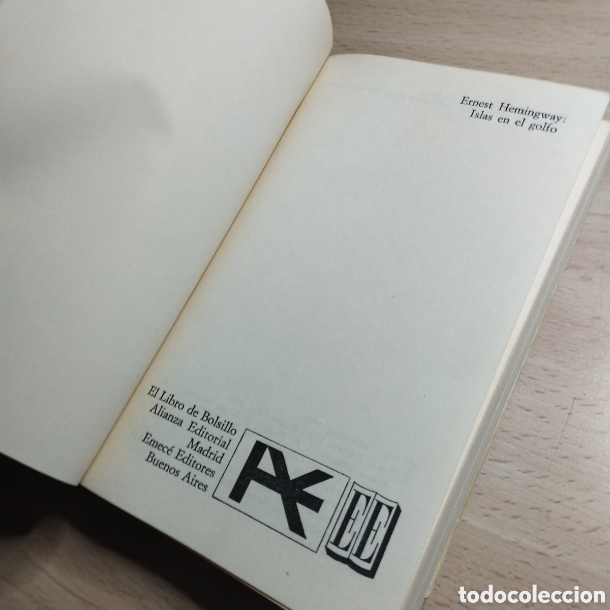 Libros de segunda mano: Islas en el golfo. Ernest Hemingway. 1971. Alianza Emece. - Foto 5