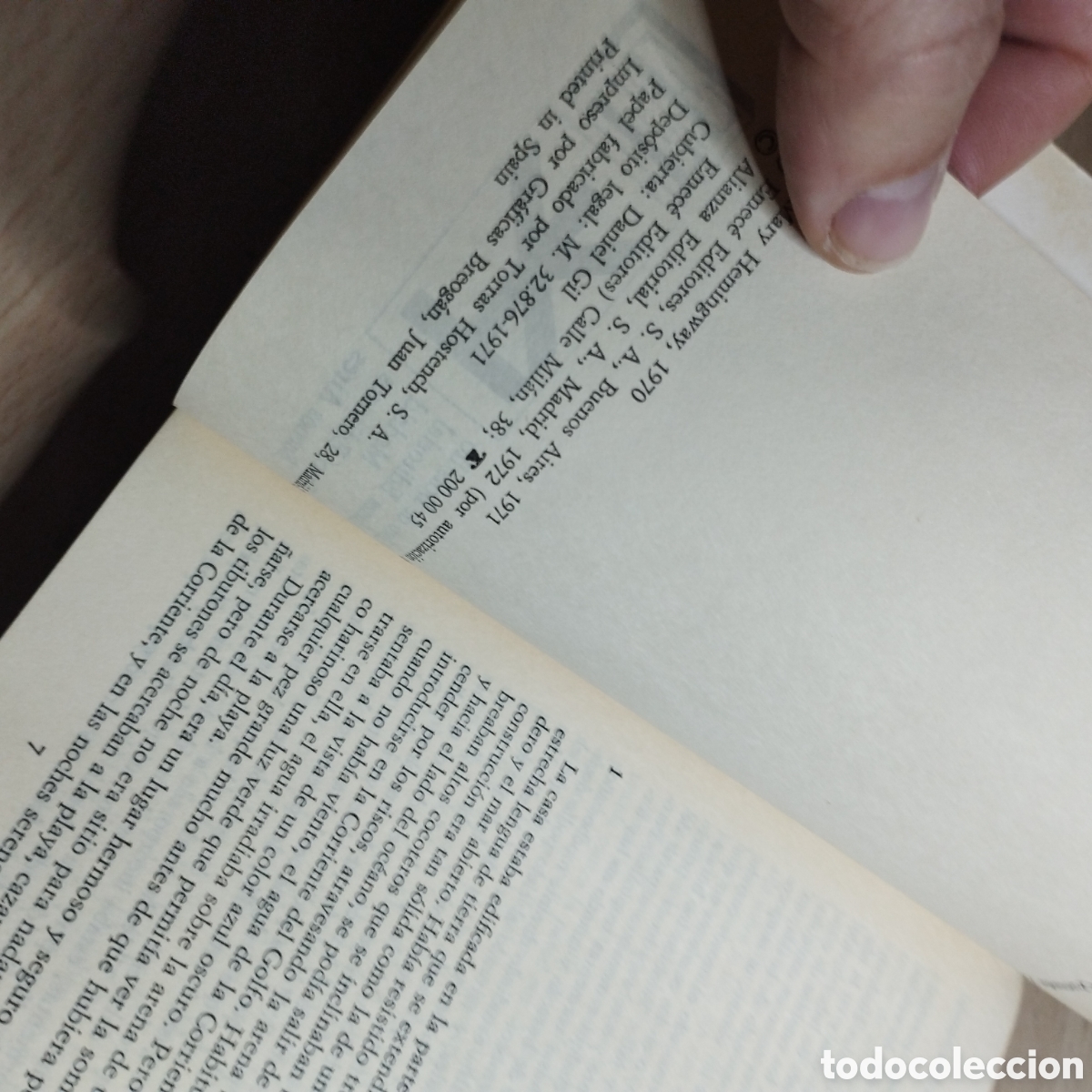 Libros de segunda mano: Islas en el golfo. Ernest Hemingway. 1971. Alianza Emece. - Foto 6