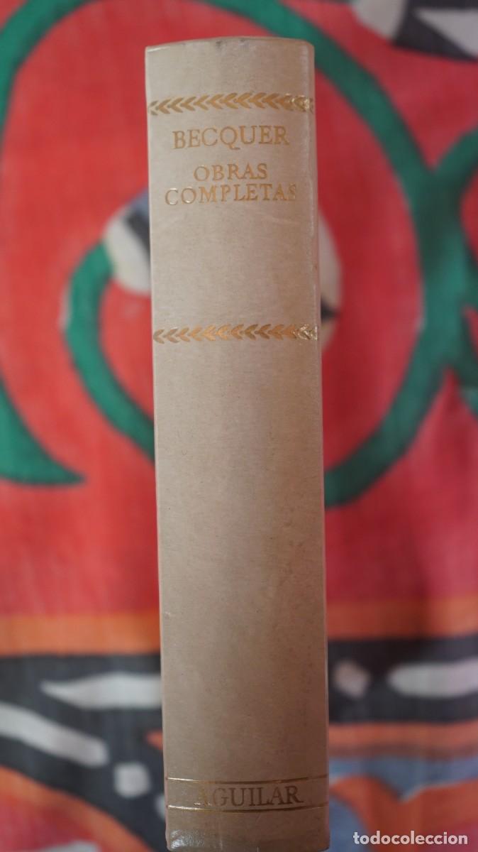 Libros de segunda mano: OBRAS COMPLETAS. GUSTAVO ADOLFO BECQUER. AGUILAR 1973 - Foto 1