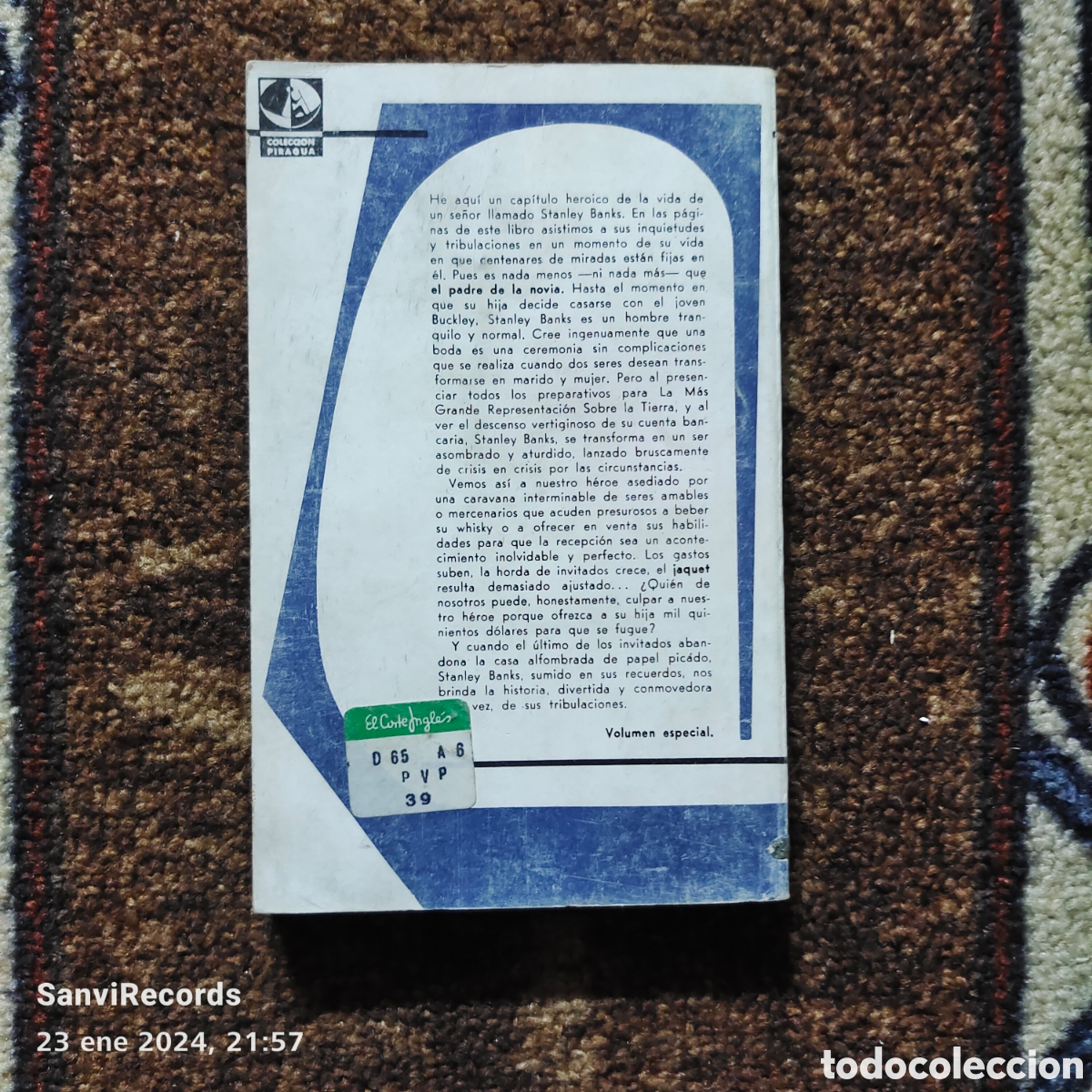 Libros de segunda mano: EL PADRE DE LA NOVIA (EDWARD STREETER) (EMEC&Eacute; EDITORES) - Foto 2