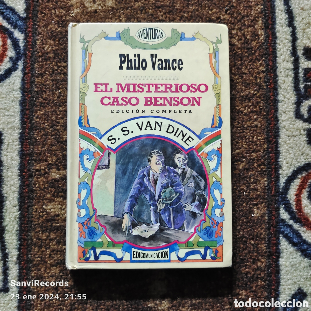Libros de segunda mano: PHILO VANCE: EL MISTERIOSO CASO BENSON (S.S. VAN DINE) - Foto 1