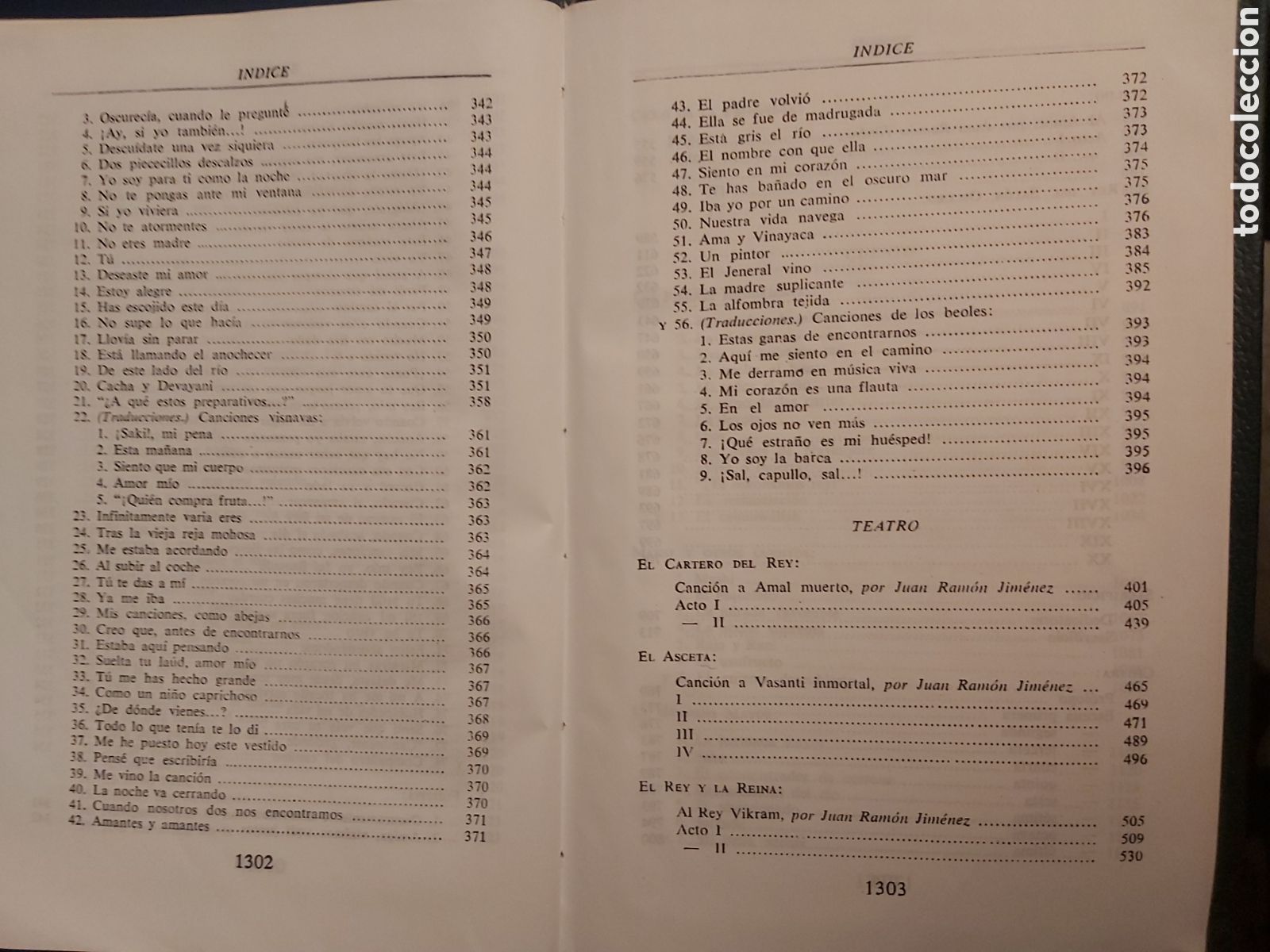 Libros de segunda mano: OBRA ESCOGIDA $ R. TAGORE $ AGUILAR $ 9 EDICI&Oacute;N 1966 - Foto 12