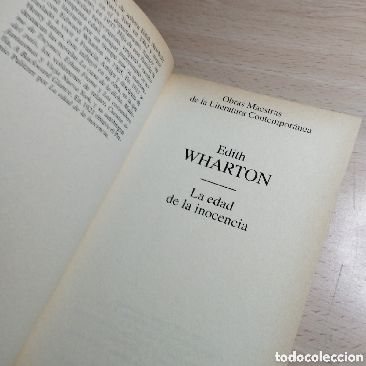Libros de segunda mano: La edad de la inocencia. Edith Wharton. 1994. RBA. - Foto 5