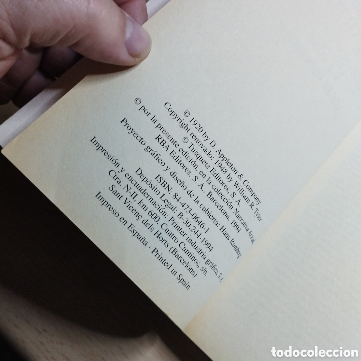 Libros de segunda mano: La edad de la inocencia. Edith Wharton. 1994. RBA. - Foto 6