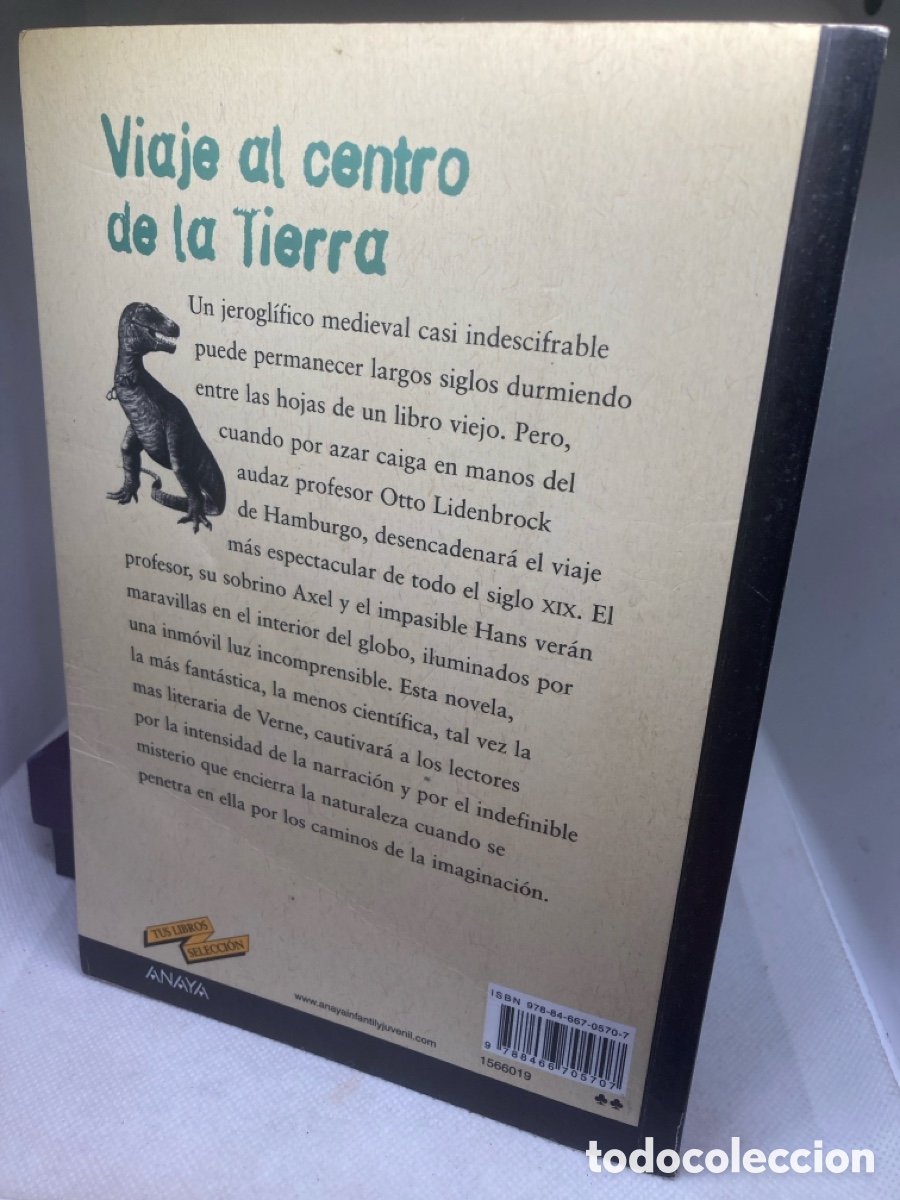 Libros de segunda mano: VIAJE AL CENTRO DE LA TIERRA DE JULES VERNE - Foto 2