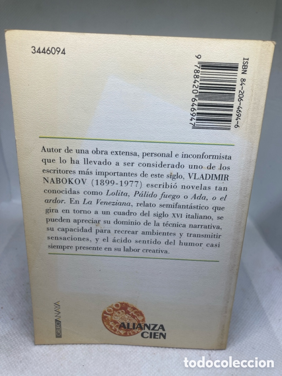 Libros de segunda mano: NABOKOV &ldquo; LA VENECIANA&rdquo; - Foto 2