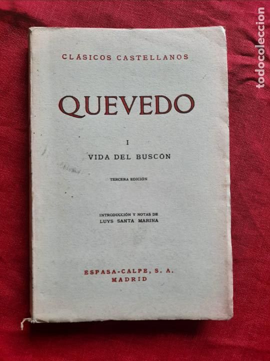 Libros de segunda mano: Vida del Busc&oacute;n (Tomo I) - Quevedo - Foto 1