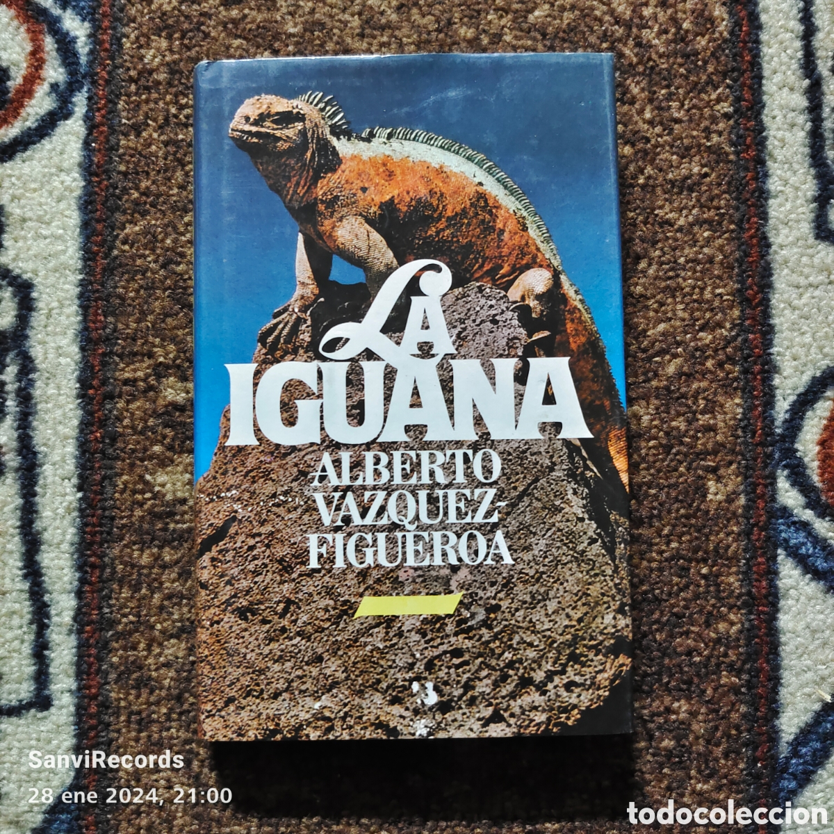 Libros de segunda mano: LA IGUANA (ALBERTO V&Aacute;ZQUEZ-FIGUEROA) - Foto 1