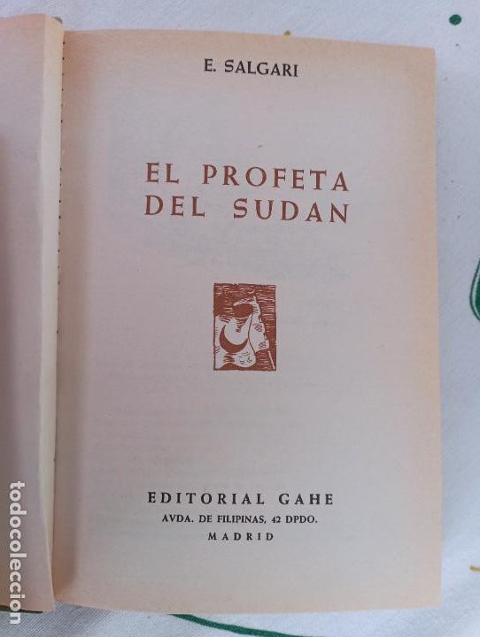 Libros de segunda mano: SALGARI GAHE N&ordm; 67 - EL PROFETA DE SUDAN - Foto 5