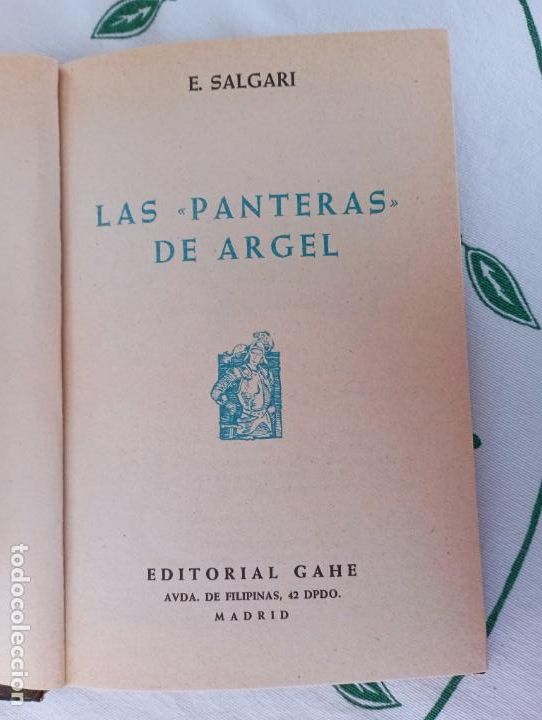 Libros de segunda mano: SALGARI GAHE N&ordm; 51 - LAS PANTERAS DE ARGEL - Foto 2
