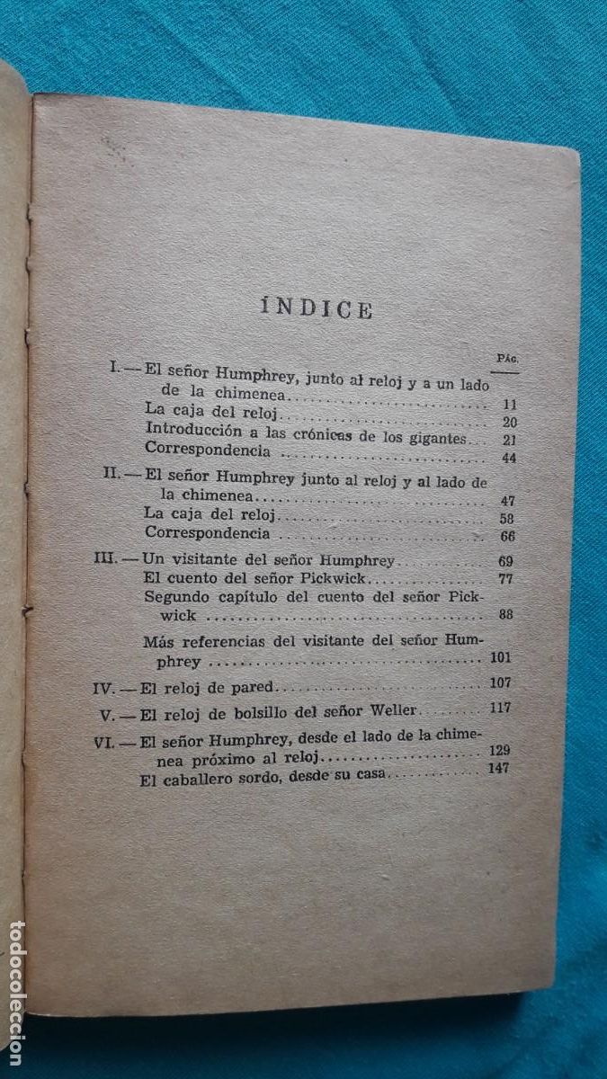 Libros de segunda mano: EL RELOJ DEL SE&Ntilde;OR HUMPHREY. Charles Dickens, 1947. - Foto 5