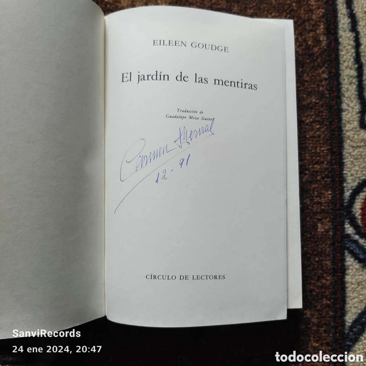 Libros de segunda mano: EL JARD&Iacute;N DE LAS MENTIRAS (EILEEN GOUDGE) (C&Iacute;RCULO DE LECTORES) - Foto 2