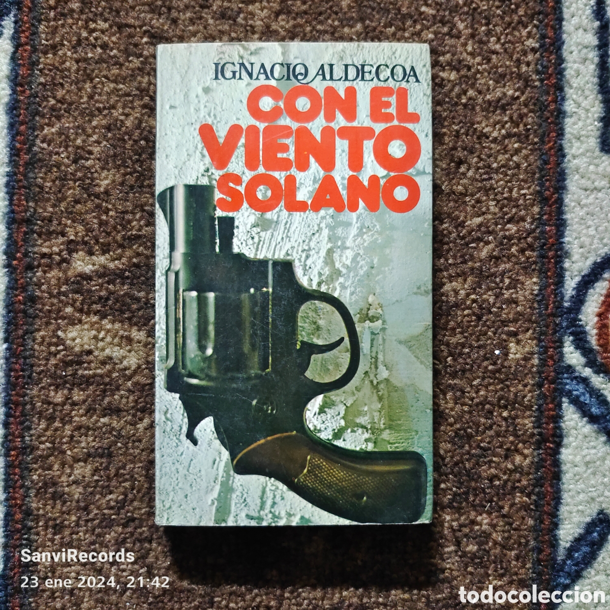 Libros de segunda mano: CON EL VIENTO SOLANO (IGNACIO ALDECOA) (PLANETA) - Foto 1
