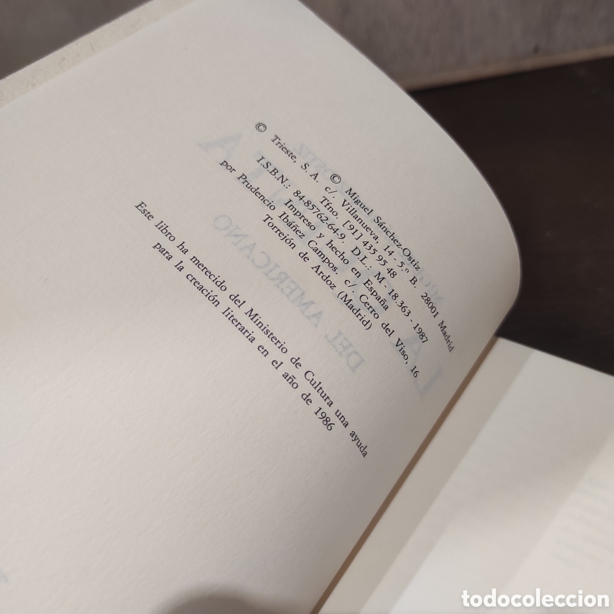 Libros de segunda mano: LA QUINTA DEL AMERICANO - MIGUEL S&Aacute;NCHEZ-OSTIZ - Foto 4