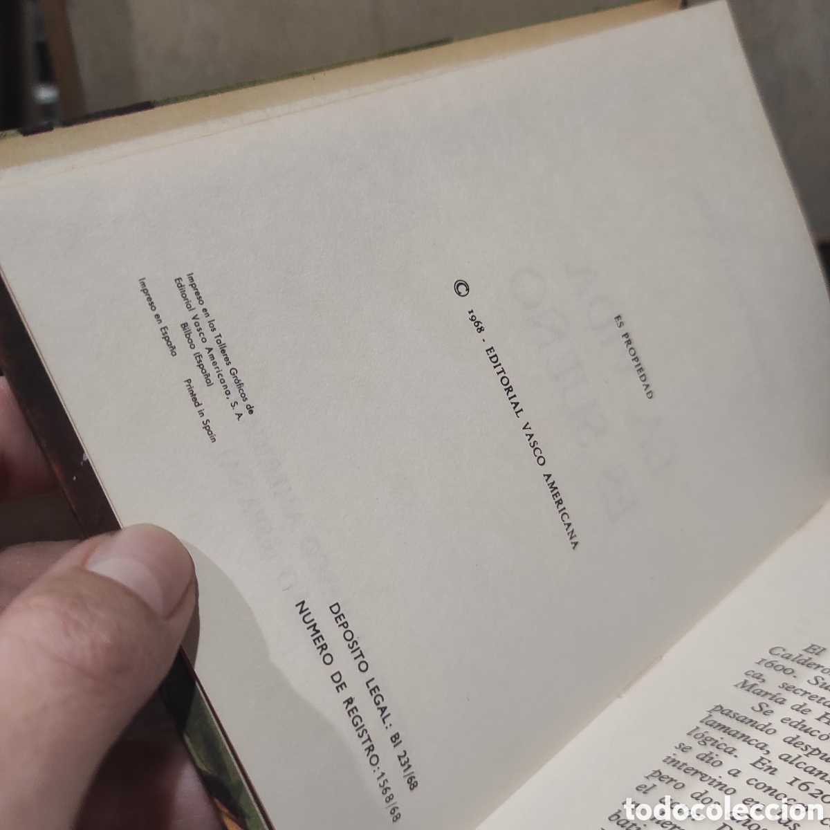 Libros de segunda mano: LA VIDA ES SUE&Ntilde;O Ed. VASCO AMERICANA 1968 - Foto 3