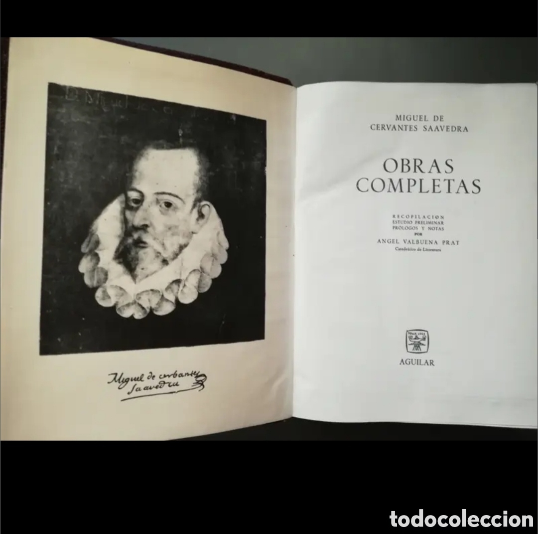 Libros de segunda mano: MIGUEL DE CERVANTES - OBRAS COMPLETAS - Foto 4