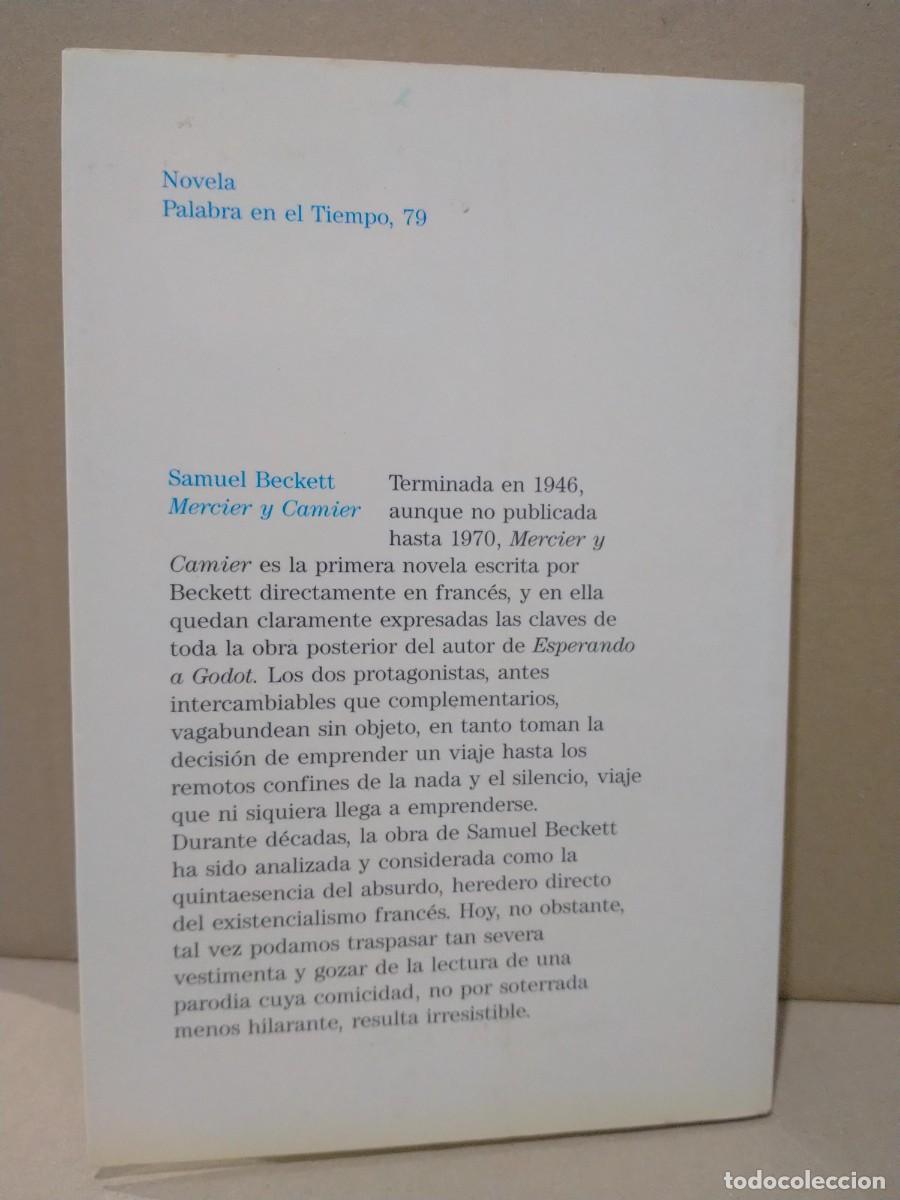 Libros de segunda mano: SAMUEL BECKETT. MERCIER Y CAMIER .LUMEN - Foto 3