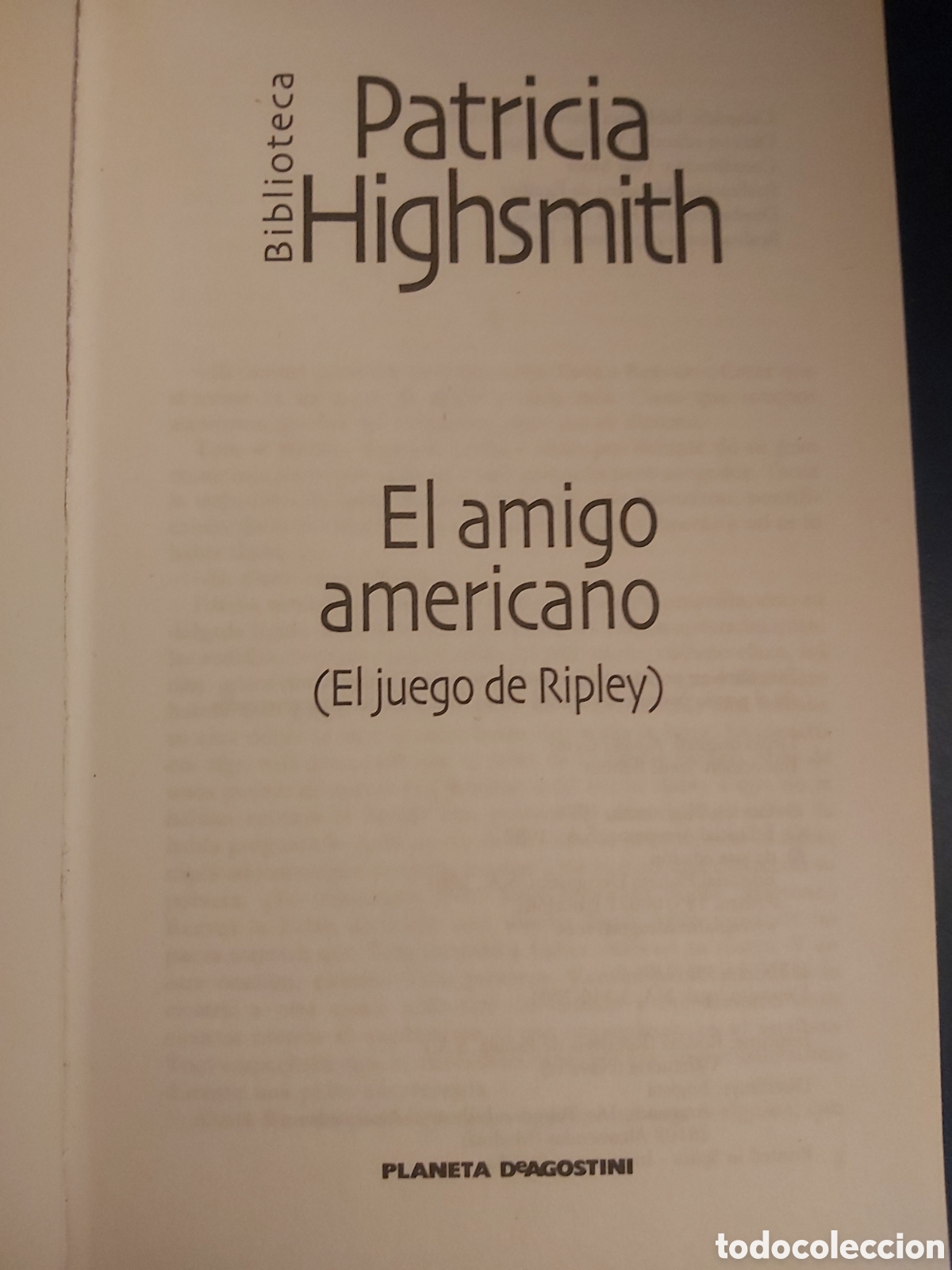 Libros de segunda mano: EL AMIGO AMERICANO # PATRICIA HIGHSMITH # - Foto 3
