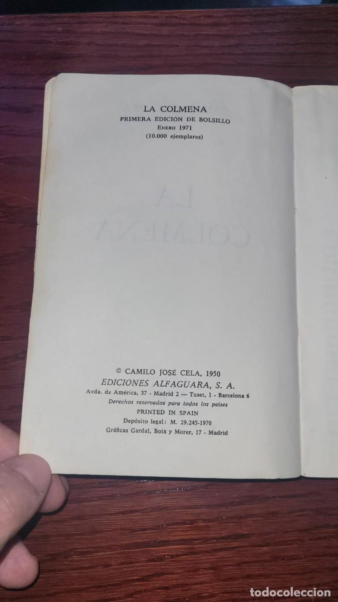 Libros de segunda mano: CAMILO JOS&Eacute; CELA: LA COLMENA - 1971 - PRIMERA EDICI&Oacute;N DE BOLSILLO - Foto 3