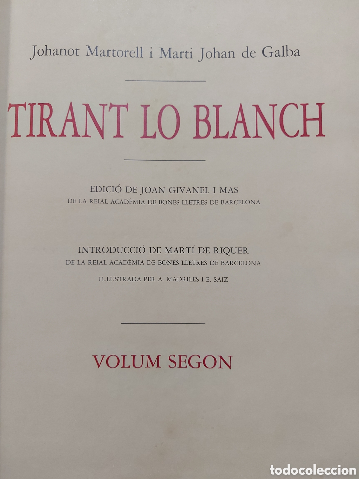 Libros de segunda mano: Tirant - Foto 3