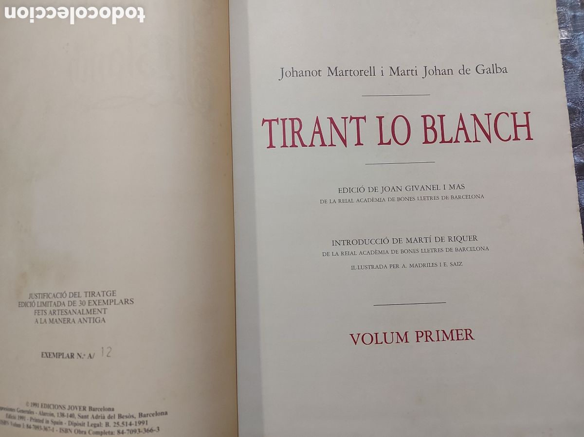 Libros de segunda mano: Tirant - Foto 4