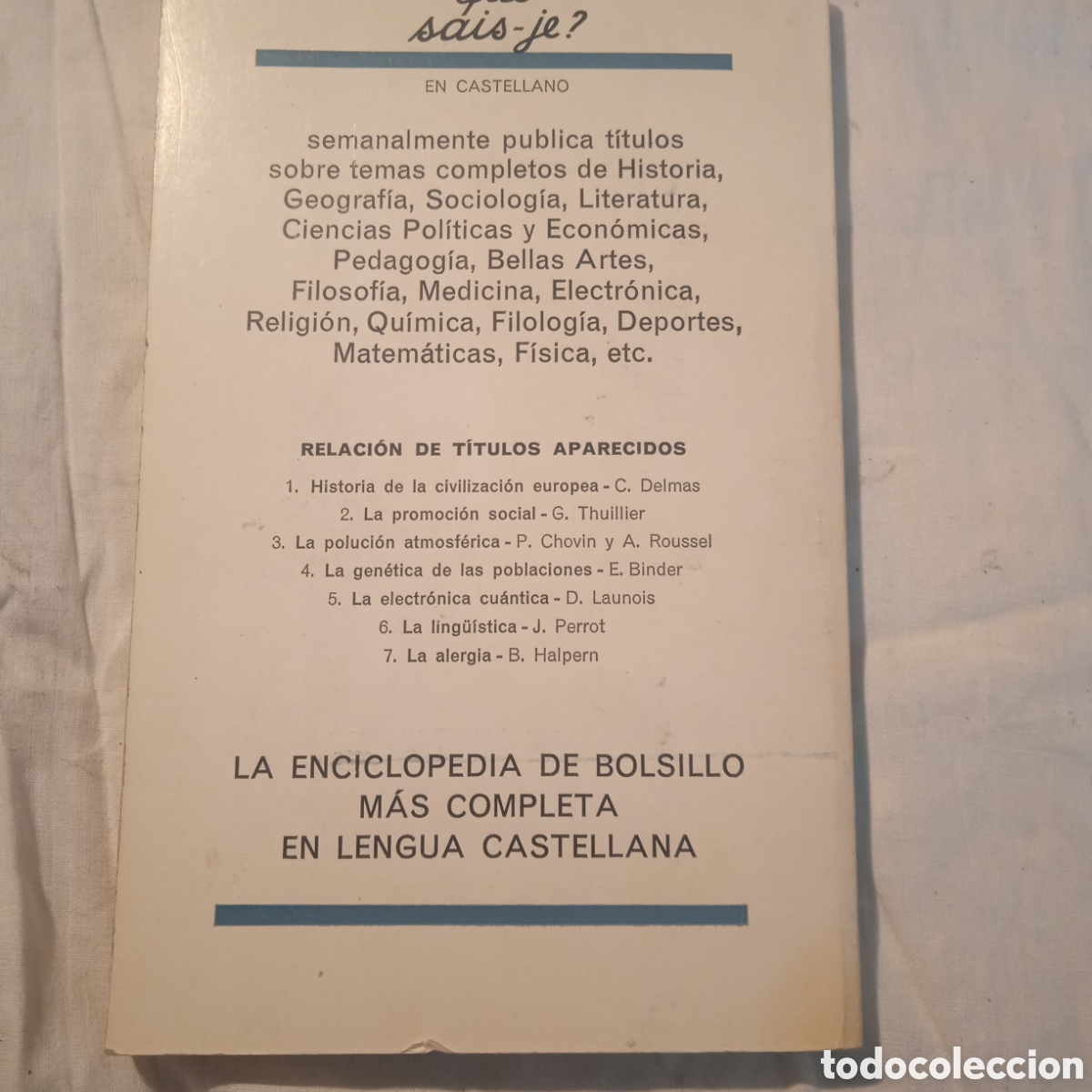Libros de segunda mano: La alegr&iacute;a Bernard halpern 1970 - Foto 2