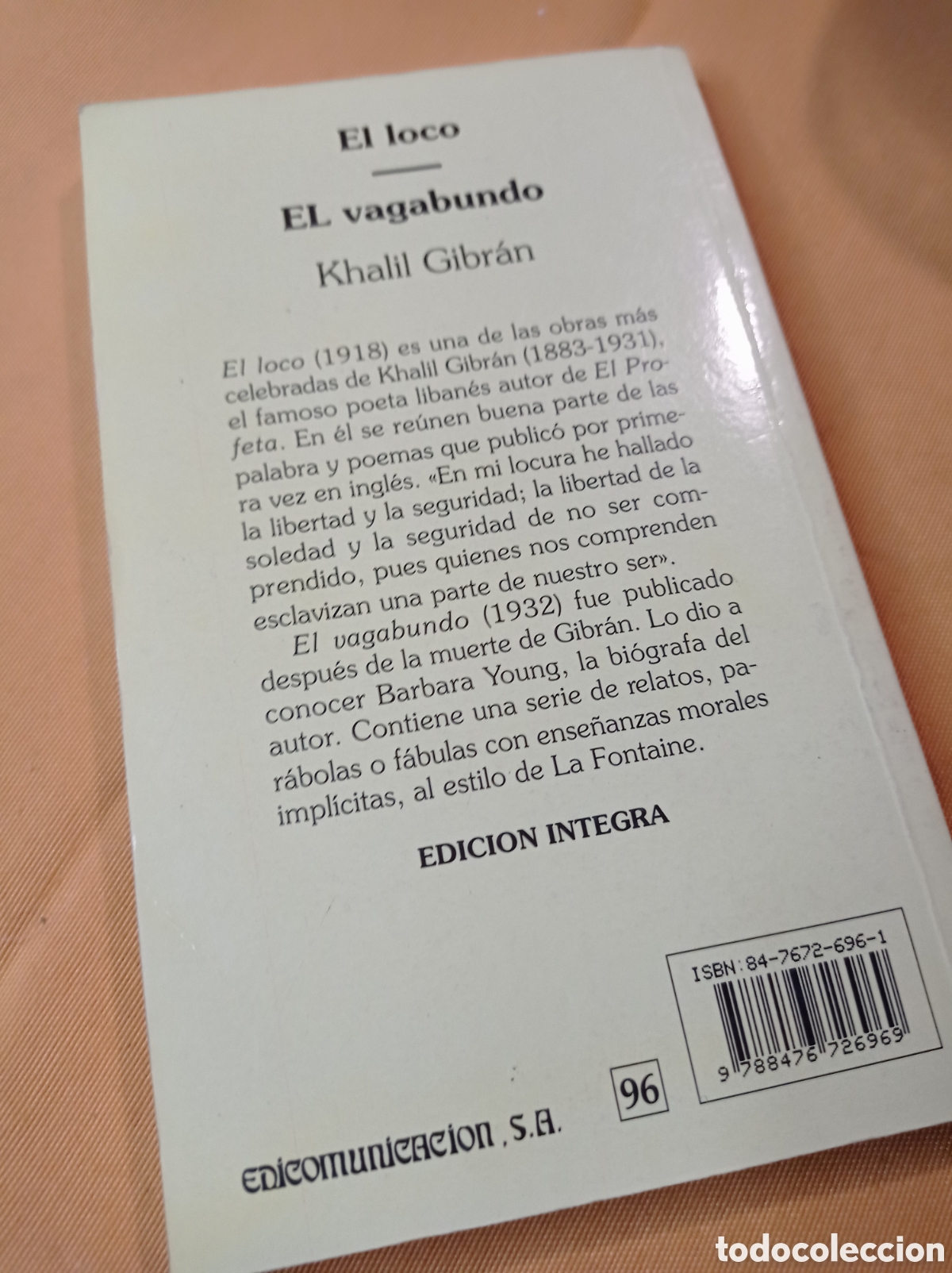 Libros de segunda mano: EL LOCO , DE KHALIL GIBRAN - Foto 2