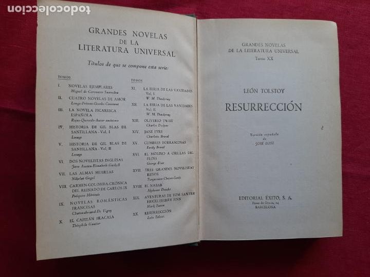 Libros de segunda mano: Resurrecci&oacute;n - Tolstoi, Le&oacute;n - Foto 3