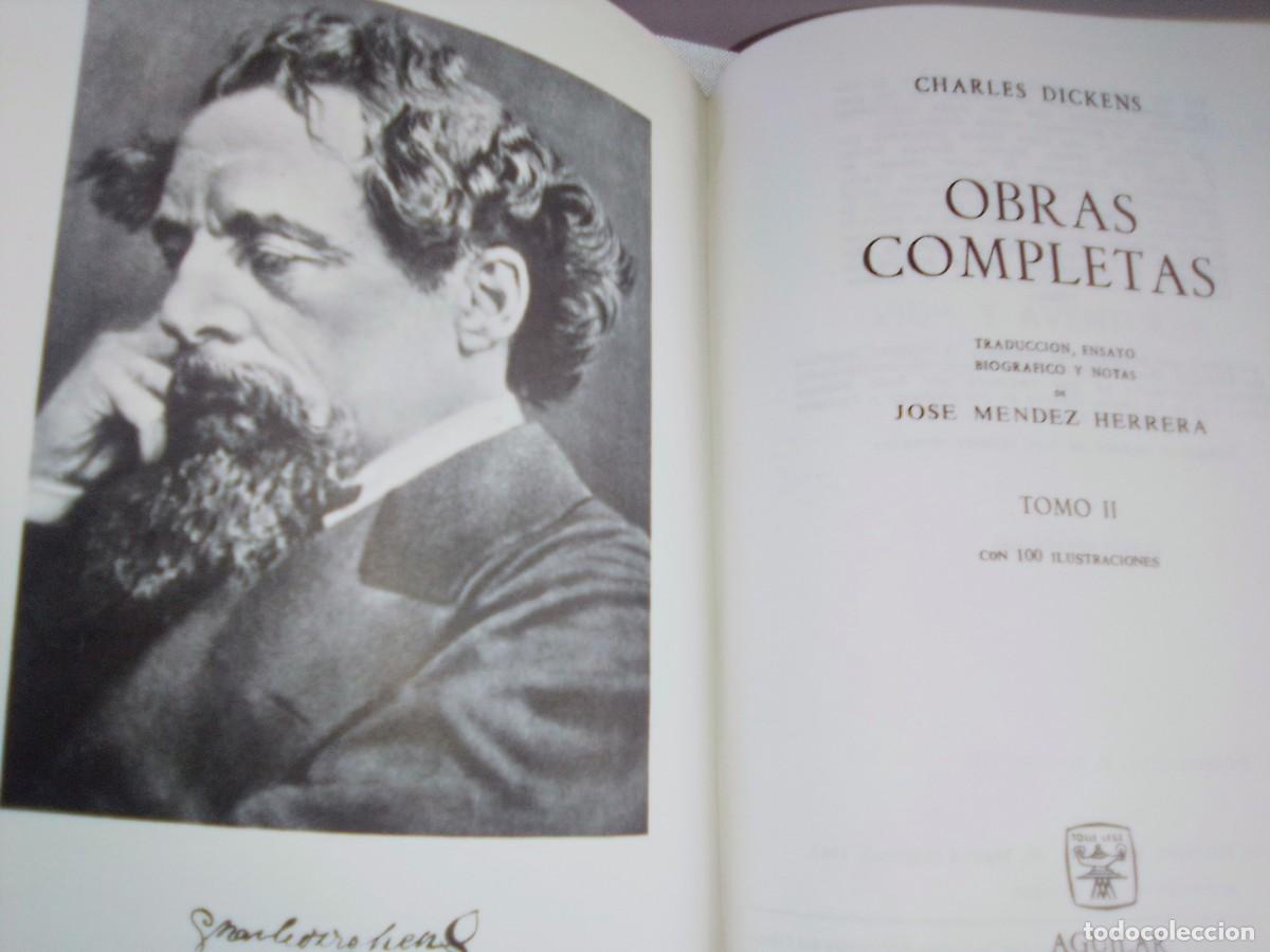 Libros de segunda mano: Obras completas Charles Dickens (3tomos) - Foto 9