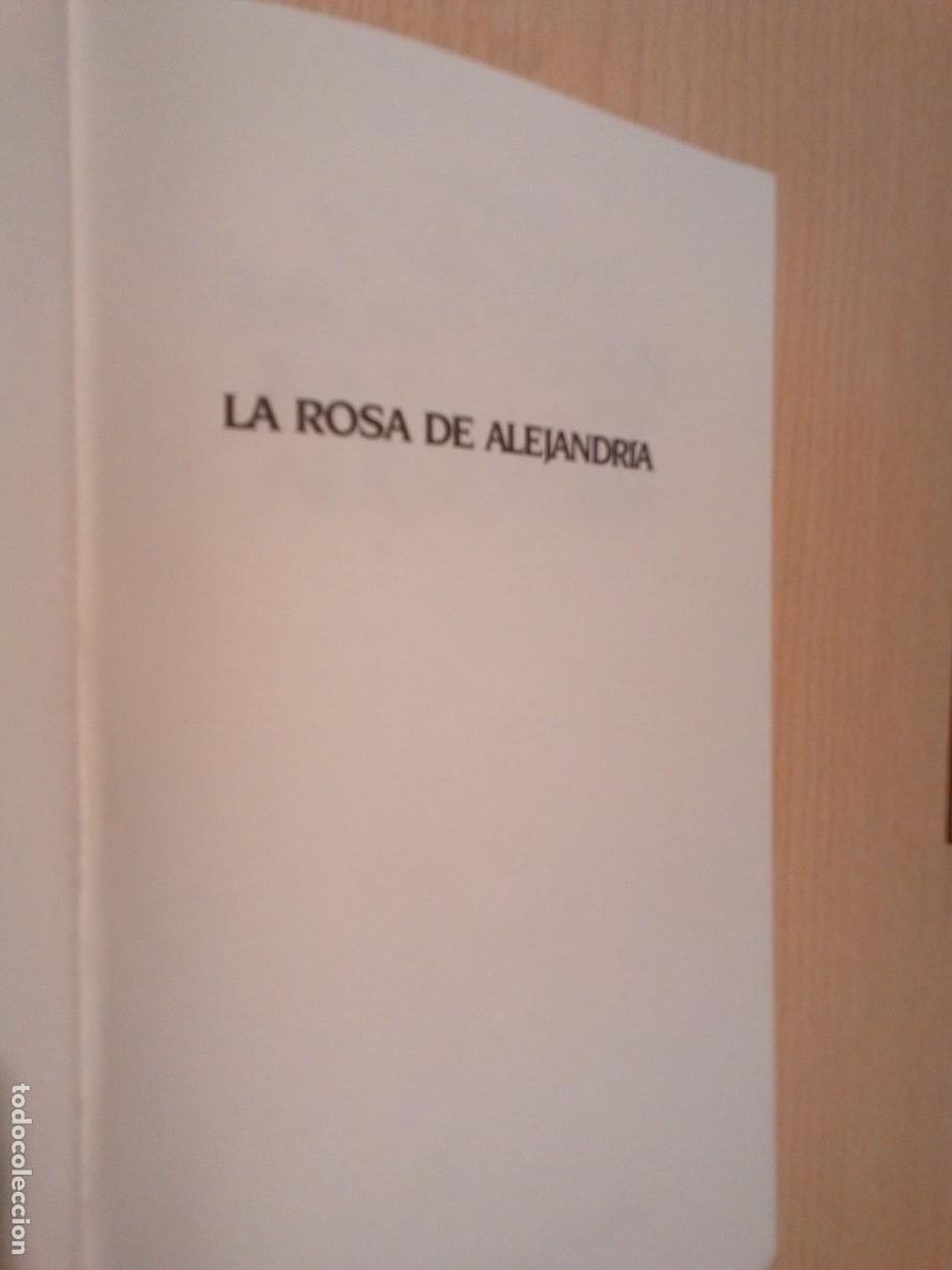 Libros de segunda mano: LIBRO. La rosa de Alejandr&iacute;a. V&aacute;zquez Montalb&aacute;n. 1990 - Foto 2