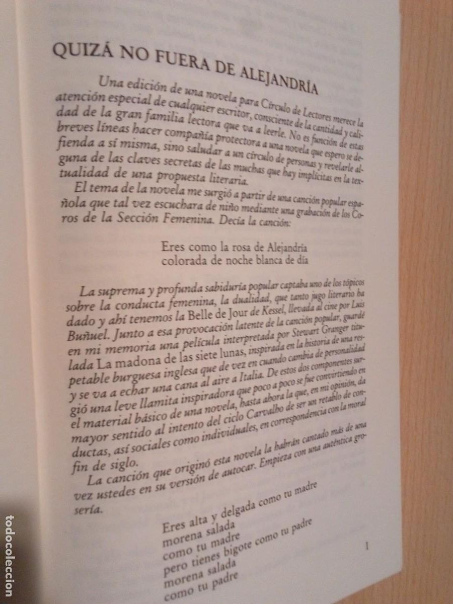 Libros de segunda mano: LIBRO. La rosa de Alejandr&iacute;a. V&aacute;zquez Montalb&aacute;n. 1990 - Foto 3