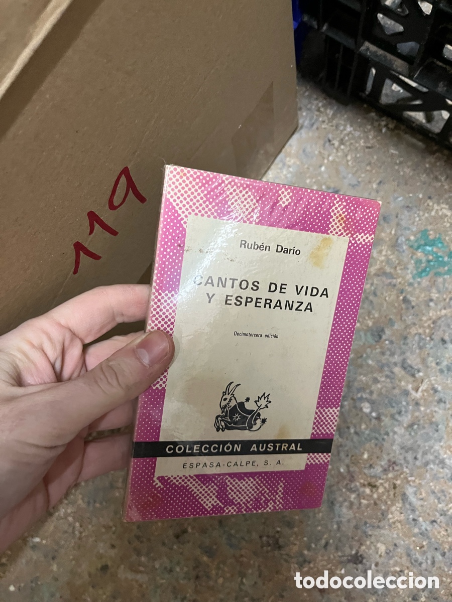 Libros de segunda mano: Caja119 Rub&eacute;n Dar&iacute;o (austral) CANTOS DE VIDA Y ESPERANZA - Foto 1