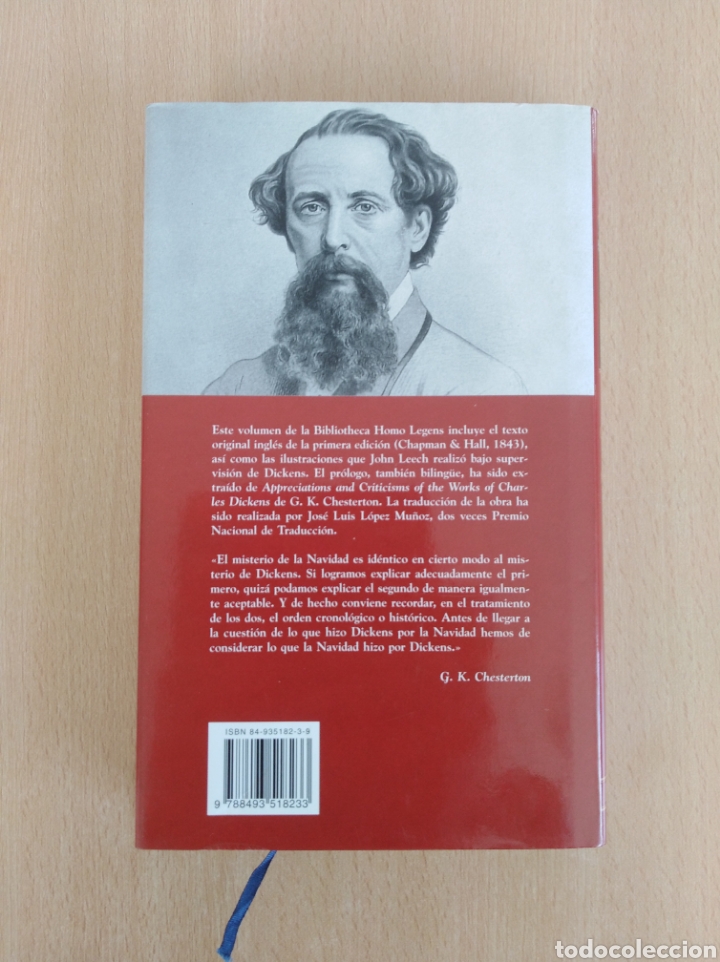 Libros de segunda mano: CANCI&Oacute;N DE NAVIDAD. Charles Dickens. Bibliotheca Homo Legens - Foto 2