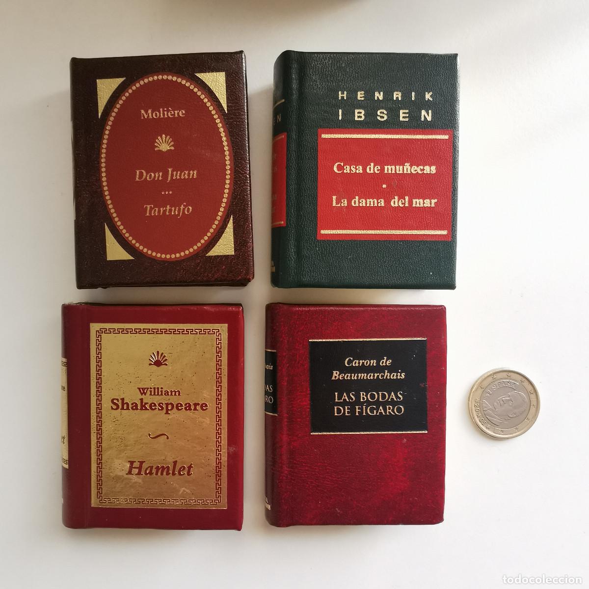 Libros de segunda mano: Ibsen Moli&egrave;re Shakespeare Caron de Beaumarchais Grandes obras literatura universal en miniatura