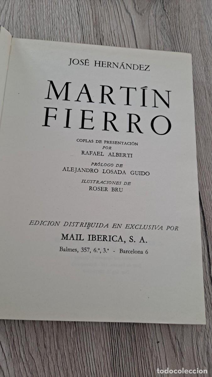 Libros de segunda mano: JOSE HERNANDEZ - MARTIN FIERRO - EDICIONES NAUTA 1968 - Foto 3