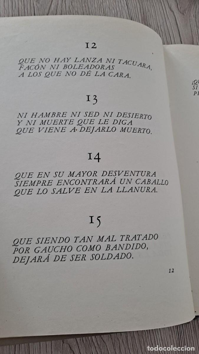 Libros de segunda mano: JOSE HERNANDEZ - MARTIN FIERRO - EDICIONES NAUTA 1968 - Foto 8