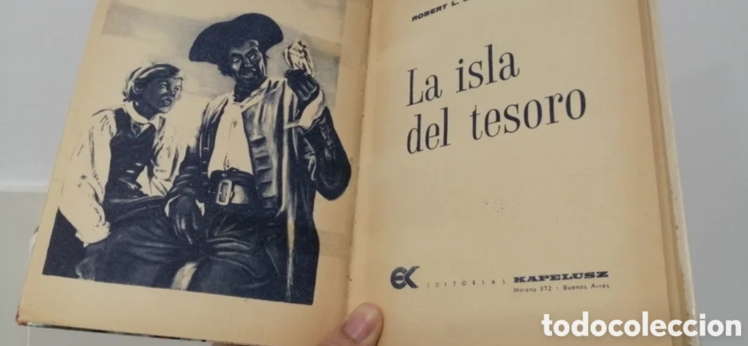 Libros de segunda mano: Rara edici&oacute;n La isla del tesoro. Editorial Kapelusz 1963 - Foto 2