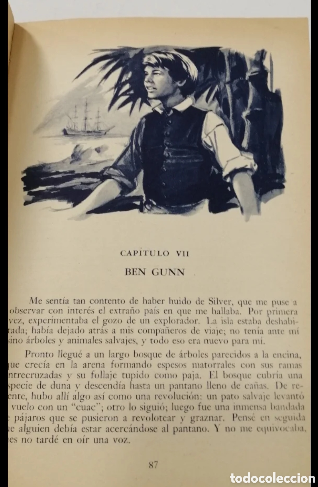 Libros de segunda mano: Rara edici&oacute;n La isla del tesoro. Editorial Kapelusz 1963 - Foto 7